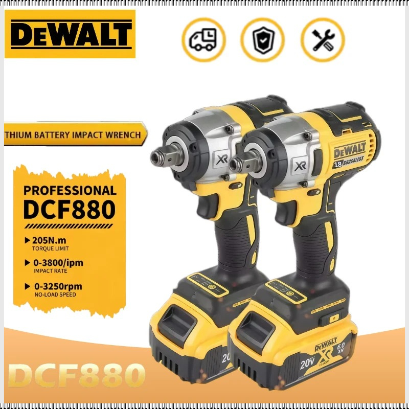 Power Tools Impact - Dewalt Brushless DCF880 205N.M Electric Wrench