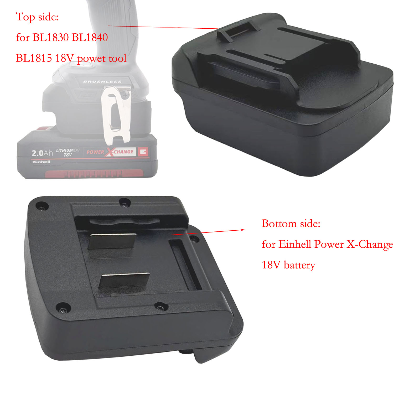 Power Tools Einhell - Battery Adapter Converter For Einhell Power