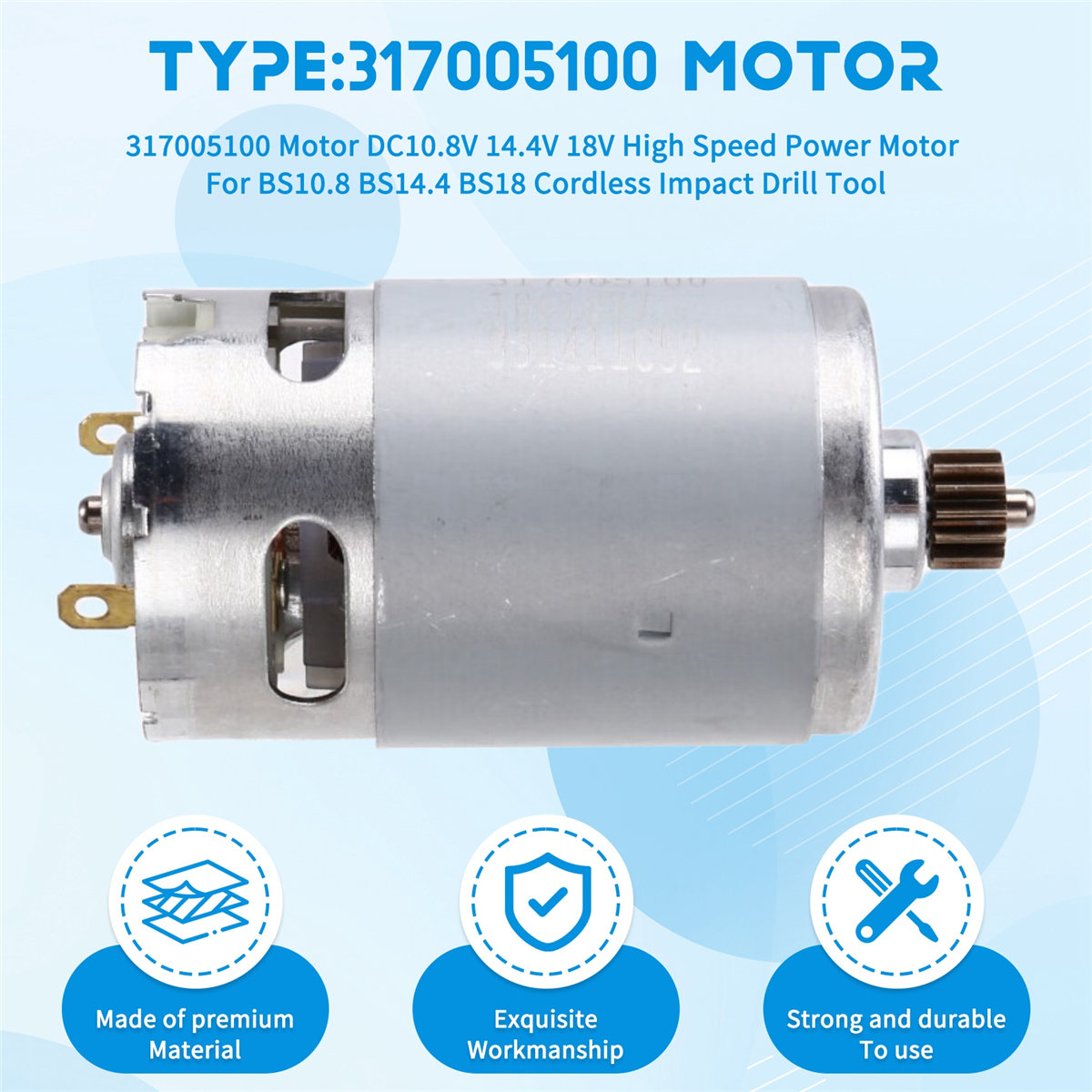 A002 317005100 Motor DC10.8V 1 - Power Tools Impact incelemesi ve fiyatı