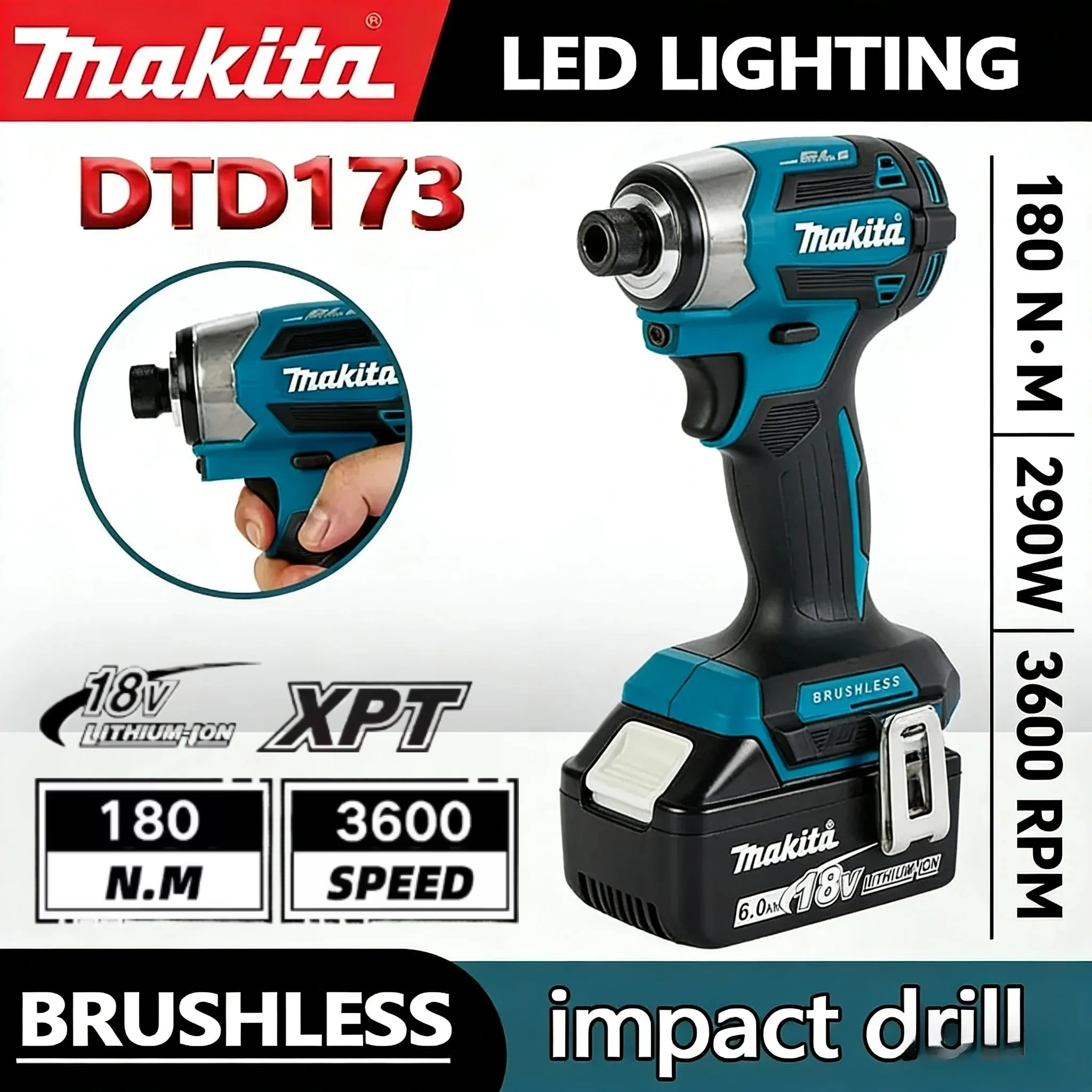 Makita DTD173 Brushless Impact - Power Tools Impact incelemesi ve fiyatı